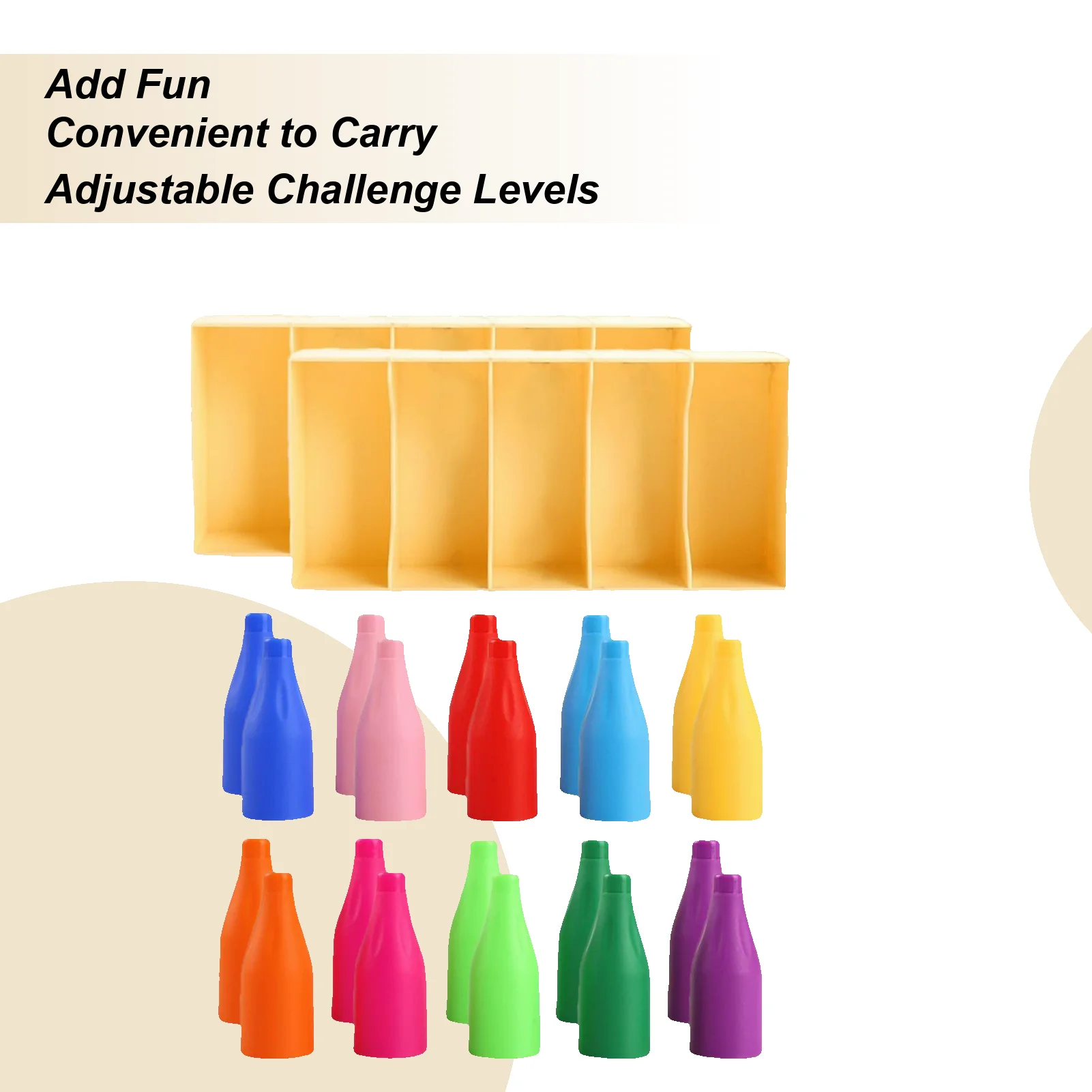 

Memory Board Game Educational Bottle Fun Toy for Kids Boys Girls Ages 3 Plus Nursery Classroom School Birthday Party Game