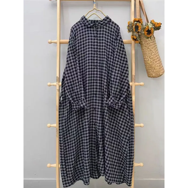 

Shirts Dress Women Long Dresses Vestidos Y2k Streetwear Elegant Party Night Work Turn Dowm Collar Full Sleeve Casual Loose 2026