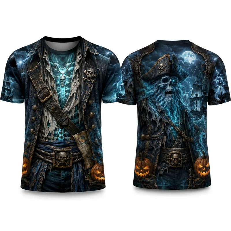 DJ Skeleton Halloween T Shirt Men 3D Print Neon Purple Music Short Sleeve Crew Neck Rave Party Gothic Streetwear Costume Tee New