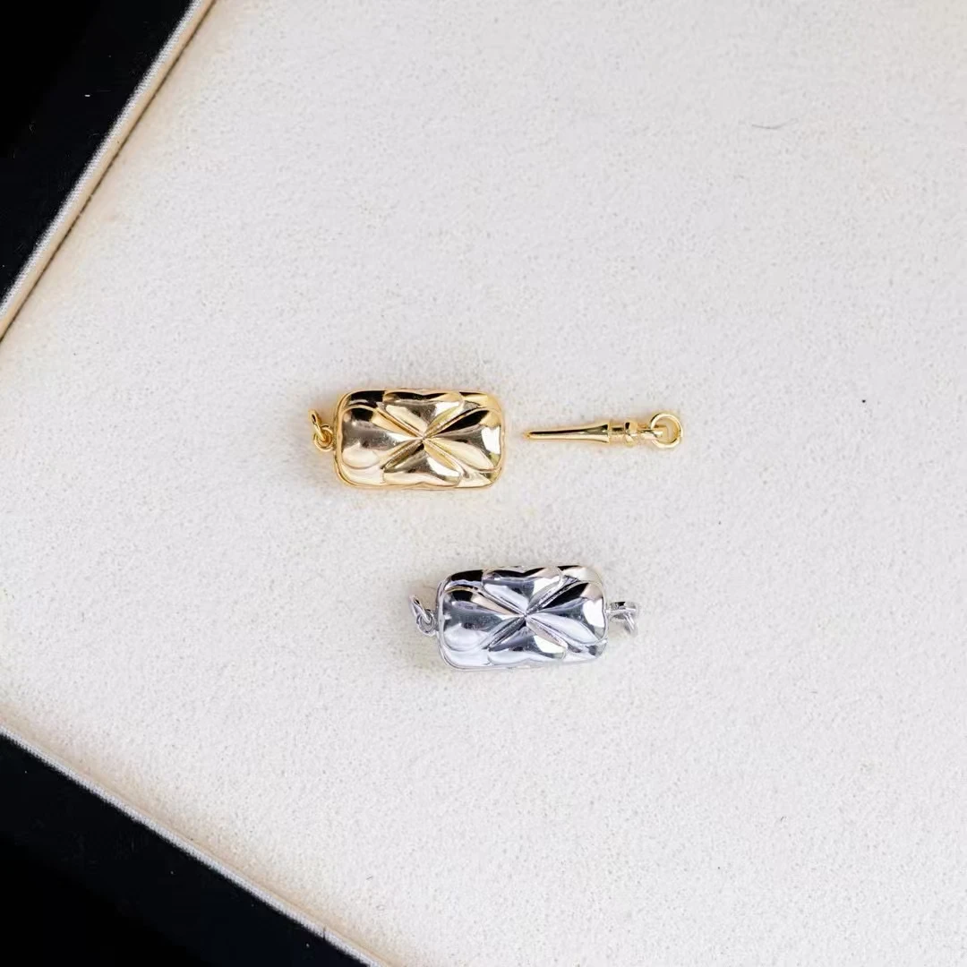 

Оптовая продажа, ожерелье из стерлингового серебра 925 пробы, браслет, застежки и крючки, аксессуары для ювелирных изделий, детали для жемчуга 6-8 мм, 3 шт./лот