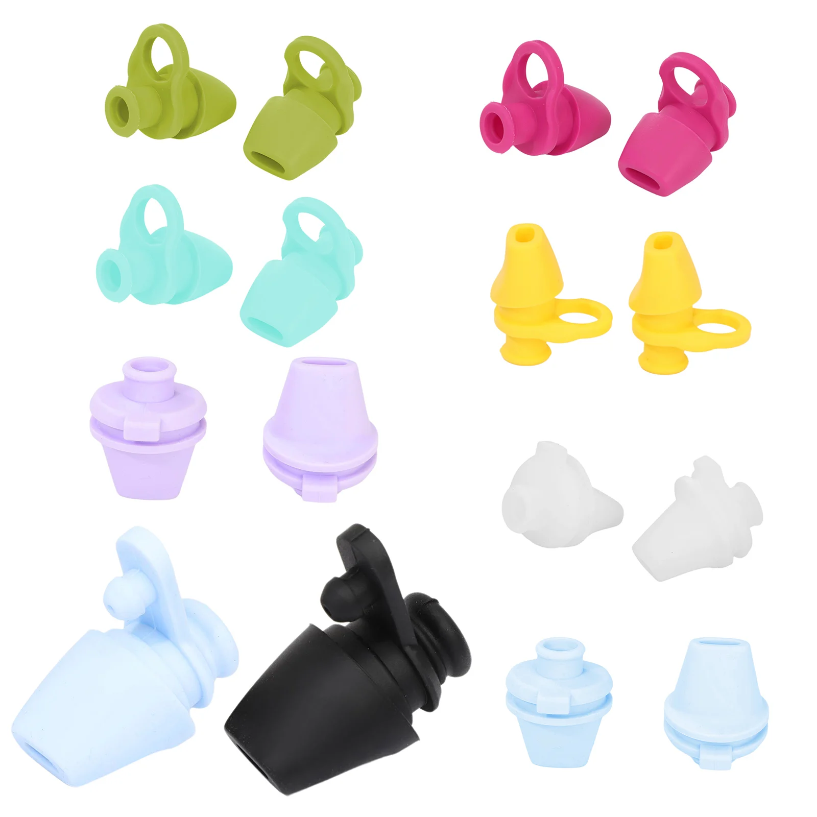 2 Silicone Water Bottle Bite Valve Spout Replacement 22/32oz Water Bottle Lid Mouthpiece Spout Adapter Cap Anti-Spill Bottle Lid