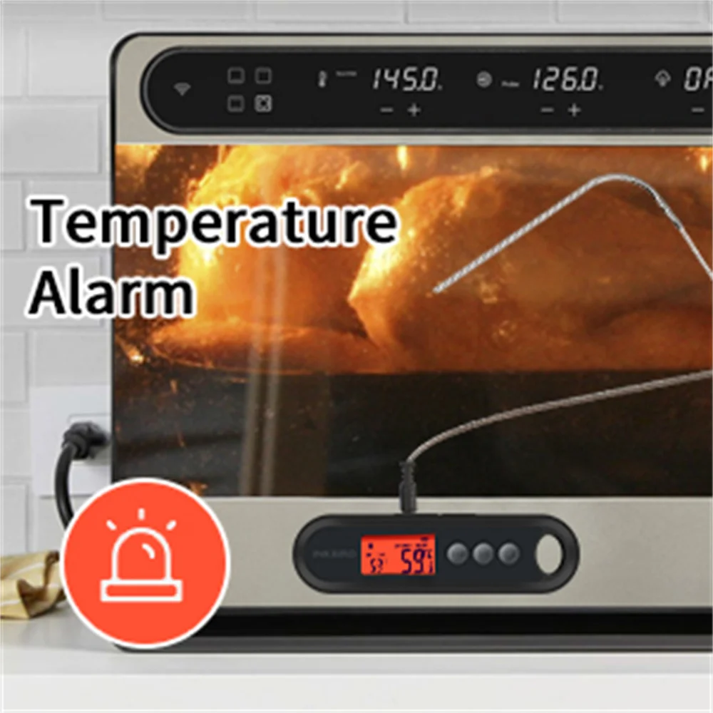 Imagem -03 - Inkbird-termômetro Digital Inteligente sem Fio Medidor de Temperatura Carne Alimentos Forno Grill Churrasco Fumante Cozinha Churrasco