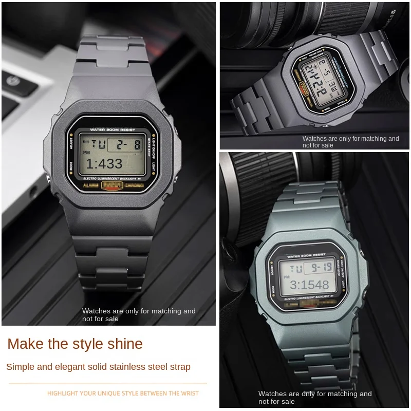 New modified For Casio G-SHOCK wacthband DW-5600 aluminum alloy case strap fashion wacth accessory DW5600 replacement Bezel Suit