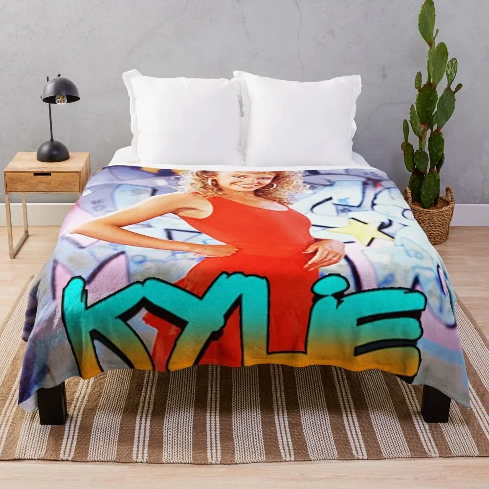 Retro Kylie Minogue Throw Blanket Blankets For Baby christmas gifts Blankets