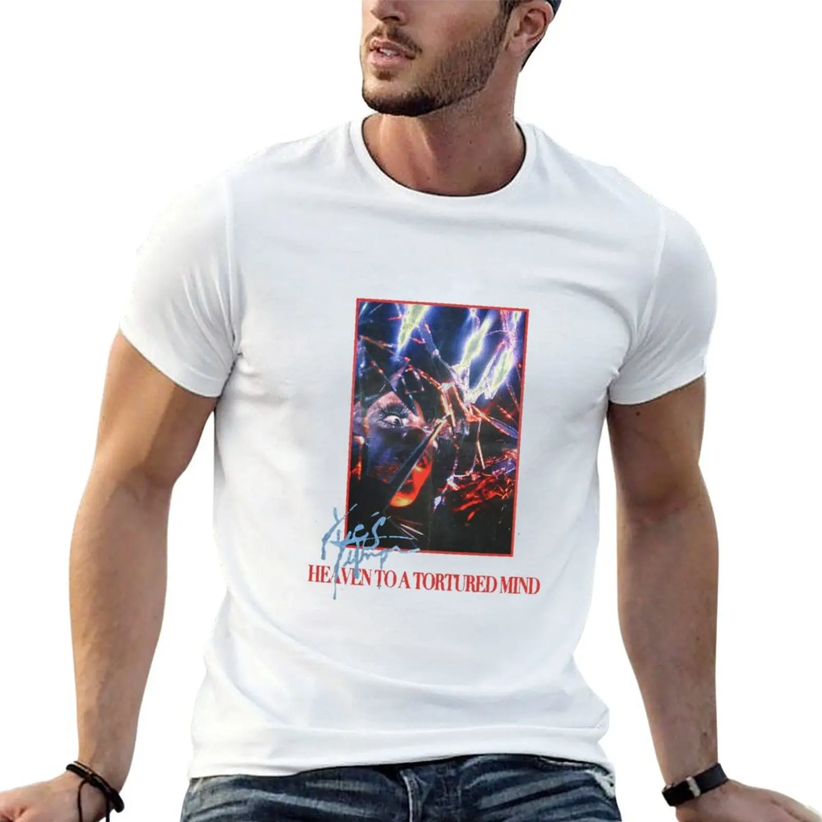 HEAVEN TO A TORTURED MIND POSTER Tee T-Shirt vintage Aesthetic clothing plain t shirts men