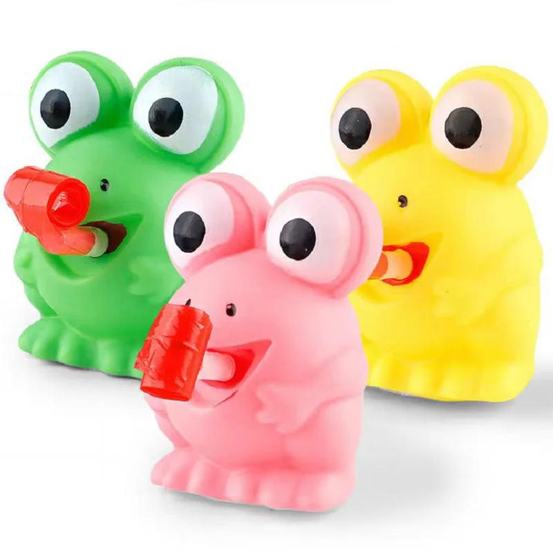 

Creative Stress Relief Big Eye Squeezable Sound Making Toy Funny Tongue Out Gift Action & Toy Figures Animation Derivatives
