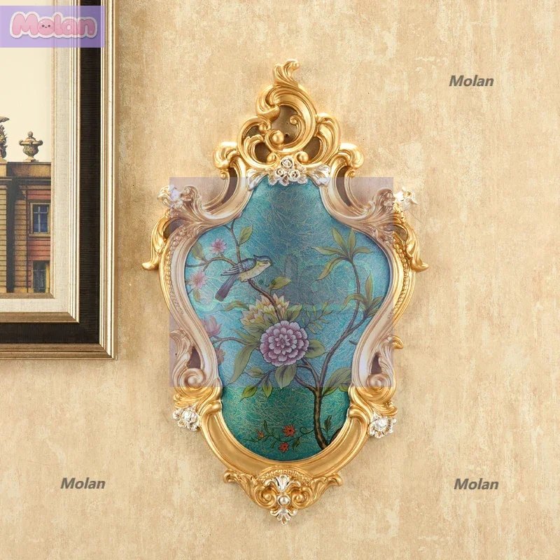 grande-tenture-murale-europeenne-de-fleur-et-d'oiseau-mur-de-fond-de-salon-tenture-murale-de-couloir-de-maison-d'entree