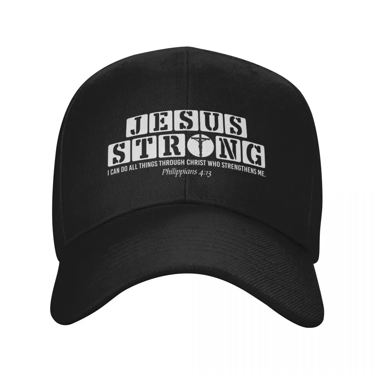 

JESUS STRONG Baseball Cap Fashion Beach hiking hat Christmas Hat summer hat Ladies Men's