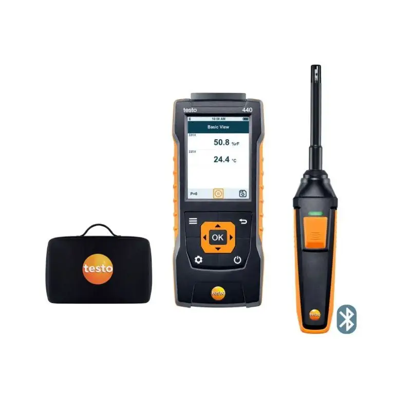 Testo 440 Air Velocity and IAQ Measuring Instrument