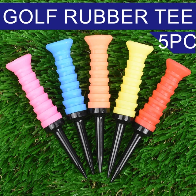 5 szt. Wysokiej jakości gumowa koszulka golfowa 83 mm/3,24 cala Uchwyt na piłkę golfową Golf Elastyczna limitowana koszulka do piłki