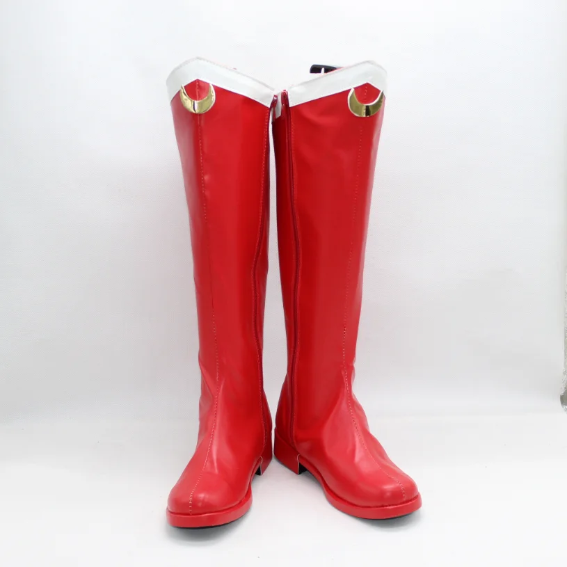 

2026 new Halloween Boots Costume Prop Tsukino Usagi Cosplay Shoes Anime Cosplay Props PU Leather Shoes