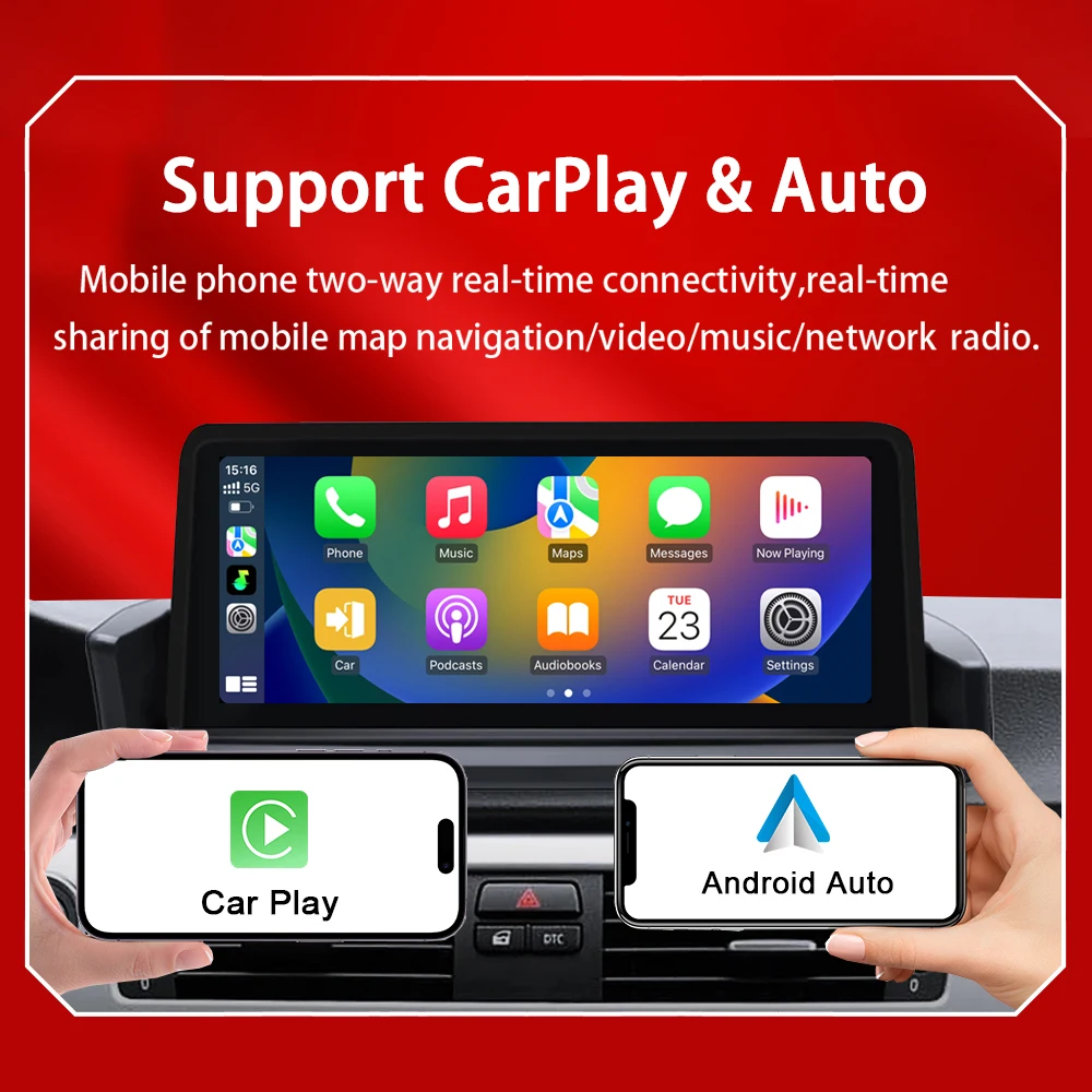 كوالكوم Snapdragon665 6125 Android14 لسيارات BMW 3series E90 E91 E92 E93 مشغل فيديو السيارة الوسائط المتعددة راديو GPS CarPlay اللاسلكي