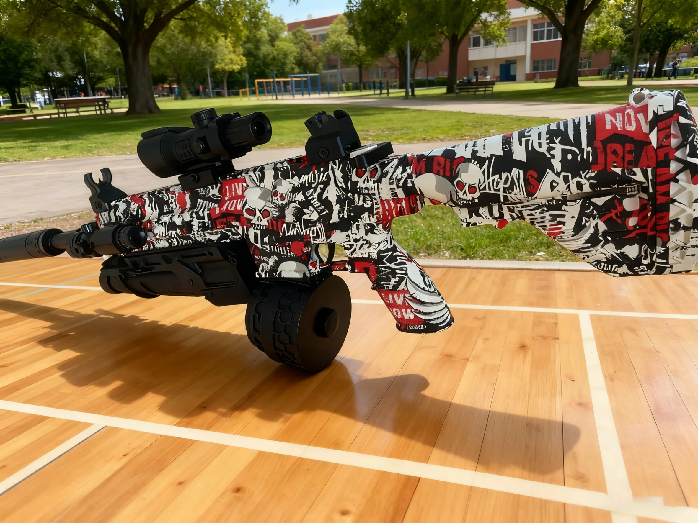 Automatyczny pistolet na kulki żelowe |   Ekologiczna zabawka do strzelania na zewnątrz o dużym zasięgu do bitew zespołowych |   Bezpieczne pistolety na kulki żelowe dla dorosłych