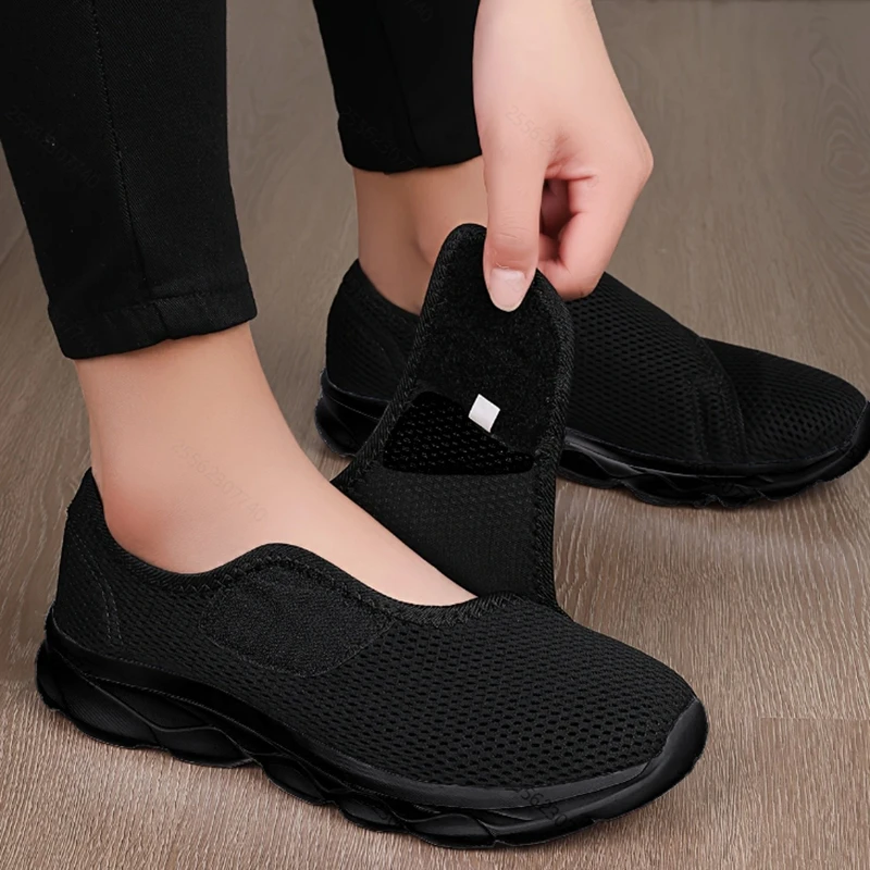 Chaussures de marche orthopédiques pour femmes et hommes, unisexe, pour pieds larges et gonflés, avec ajustement pour hallux valgus, respirantes, pour diabétiques