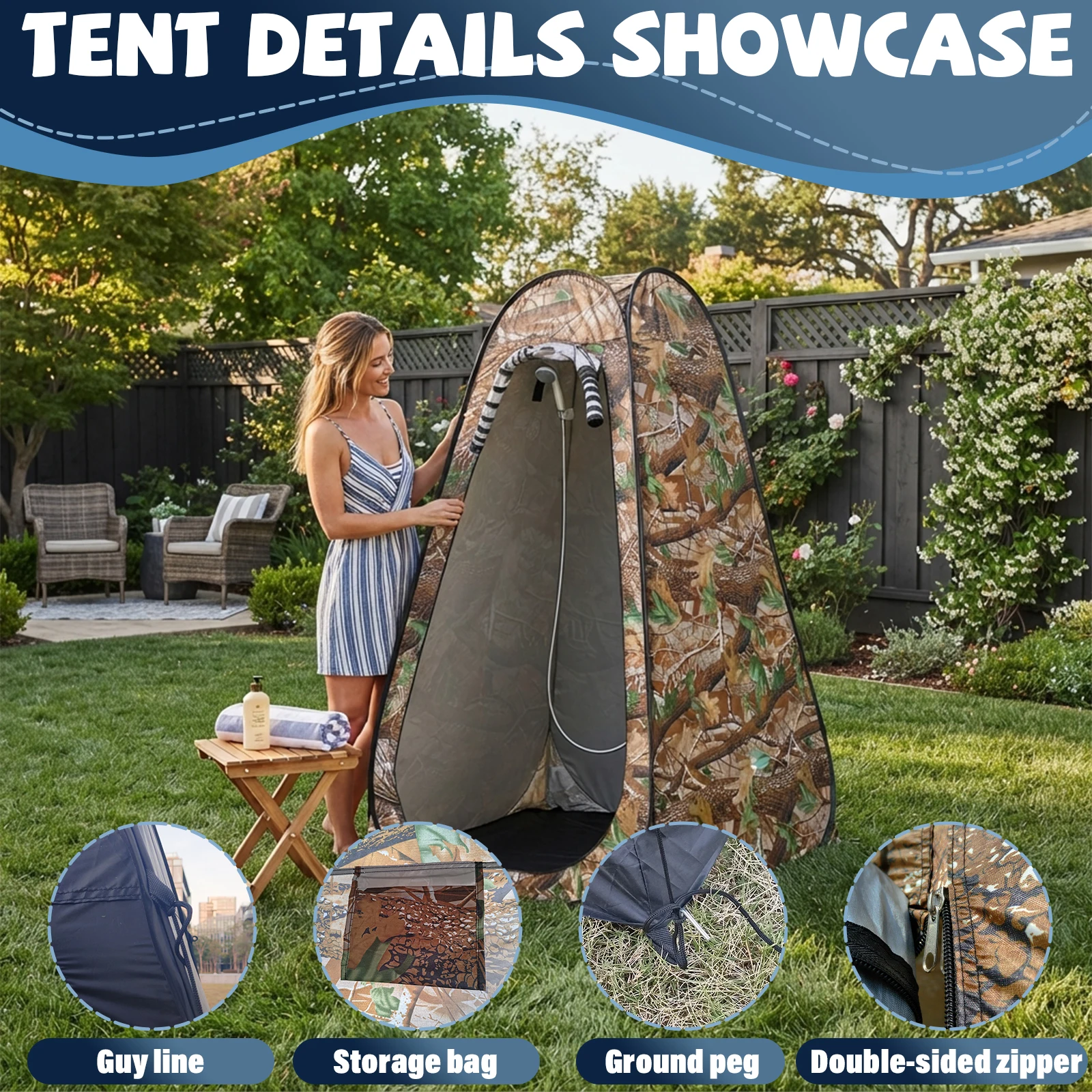 Portable Pop-Up Privacy Tent O - Outdoor Adventure Tent 评论和价格