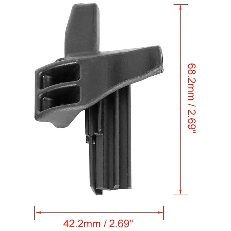 2pcs Luggage Compartment Cover For Mercedes-Benz W169 A-Class W245 Parcelshelf Plastic Clips A16969302849051 A1696930284