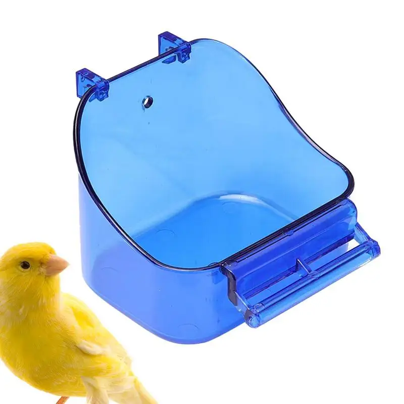 Parrot Bath Bird Bathtub Pool Bird Cage Bath Shower Box Thick And Sturdy Parrot Bathing Tubs For Cockatiel Budgies And Small