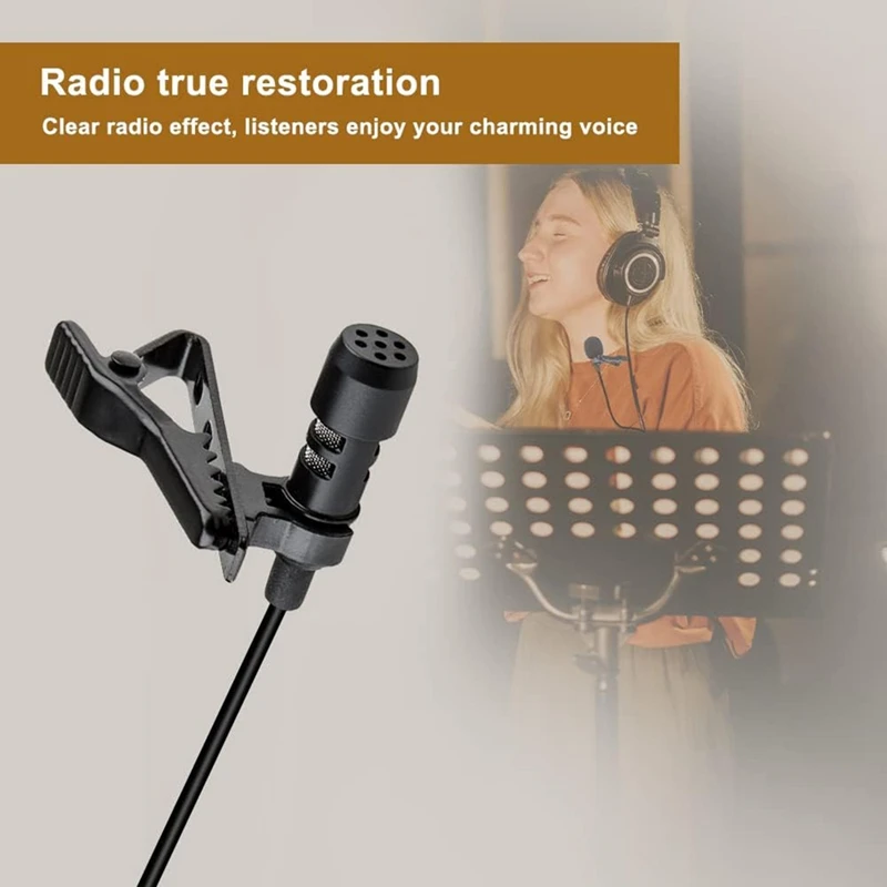 ไมโครโฟน USB หนีบหนีบพลาสติก PC คอนเดนเซอร์รอบทิศทางหนีบบนไมค์สำหรับคอมพิวเตอร์ Mac แล็ปท็อป