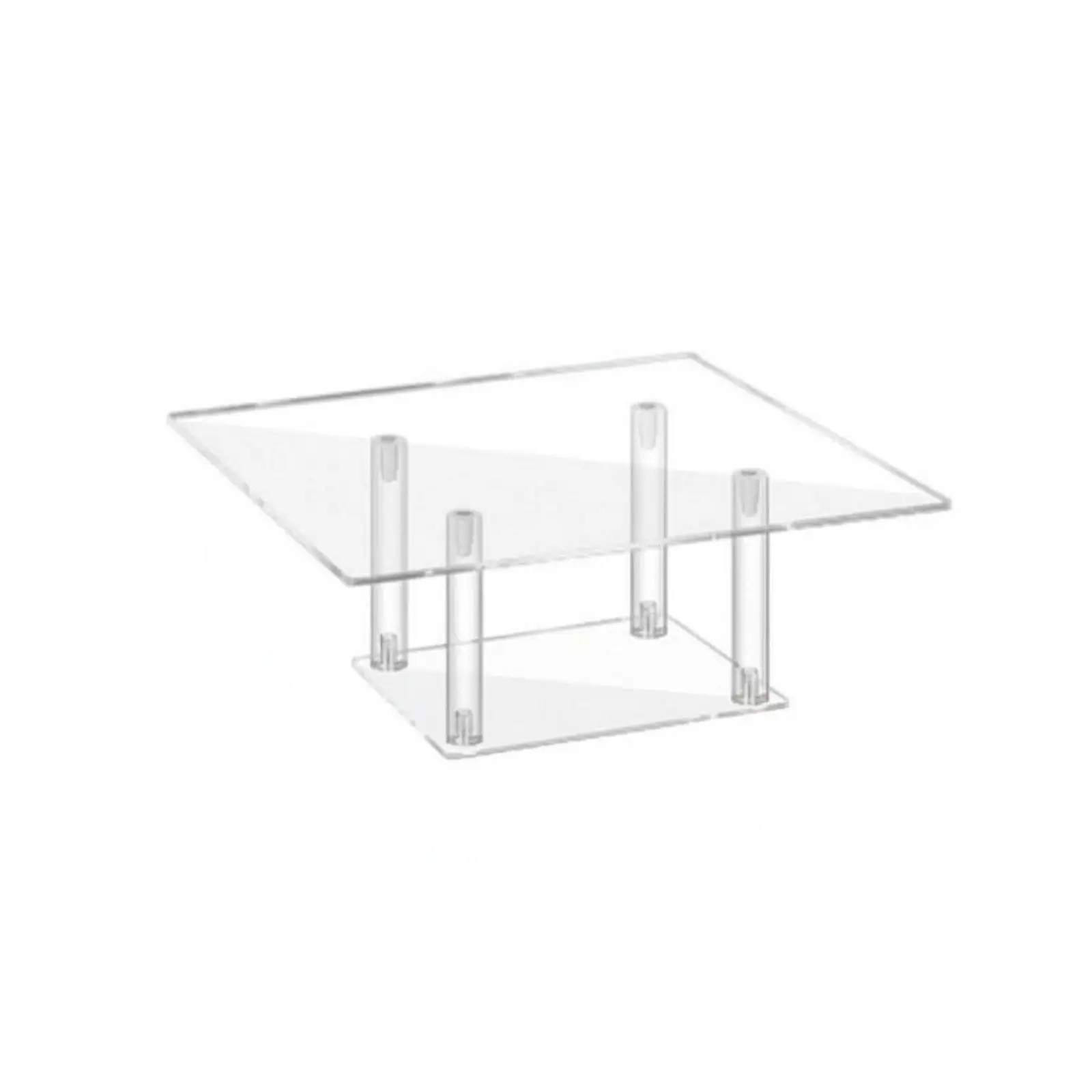 Sturdy Acrylic Food Display Riser for Cupcakes Pastries Desserts at Wedding Reception
