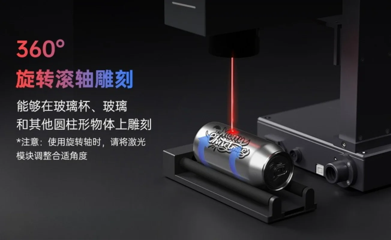 Macchina per marcatura laser Macchina per la codifica in plastica e acciaio inossidabile a doppia luce interamente in materiale Incisione automatica di piccoli metalli