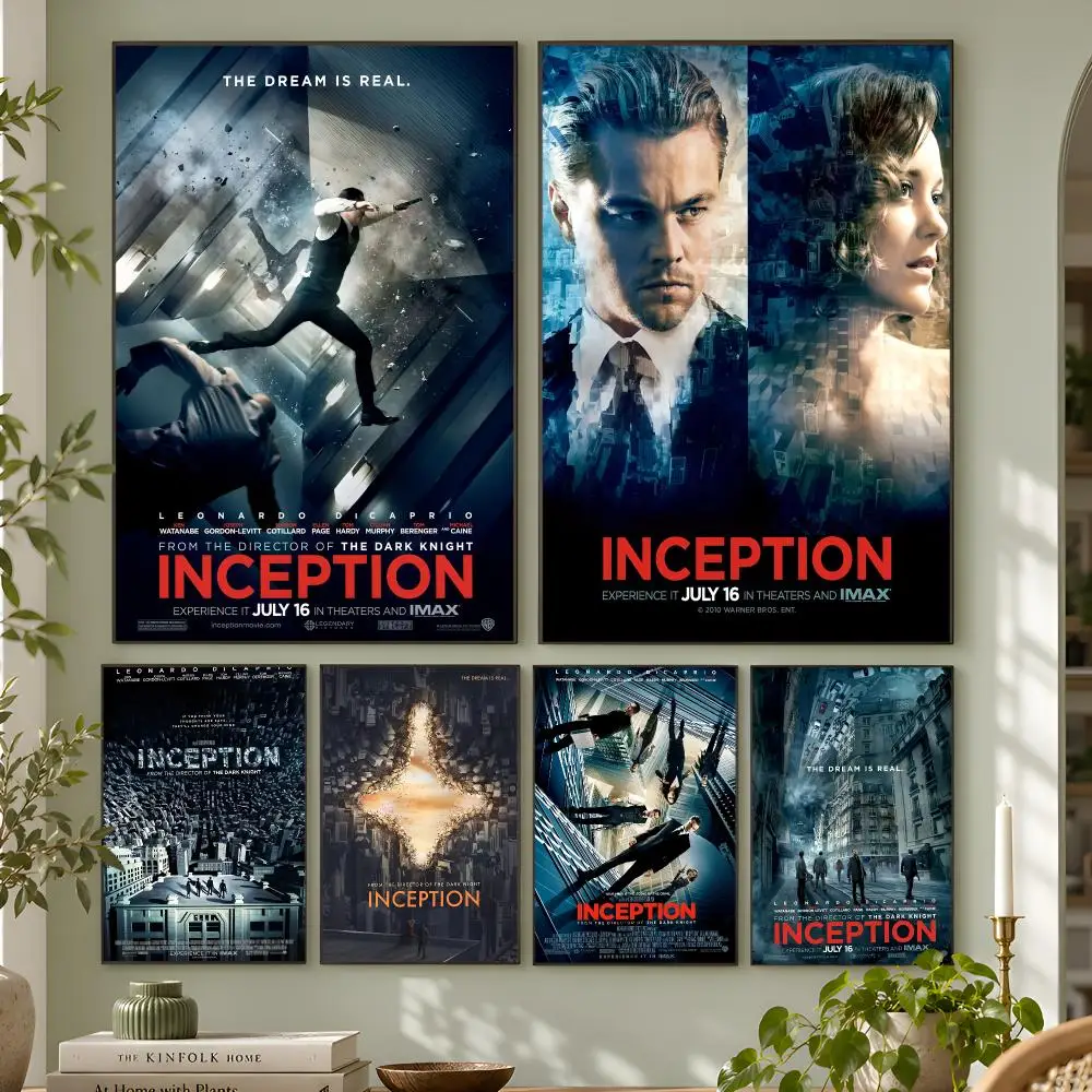 Science Fiction Film I-InceptionS Movie Poster Wall Art Home Decor Living Room Bedroom Office Dorm Apartment Gift