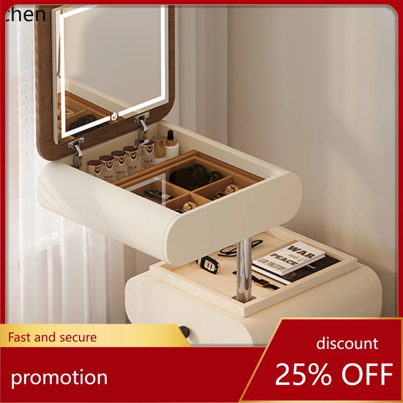 HT dresser can be lifted and moved makeup cabinet feeling makeup table storage cabinet integrated home decor