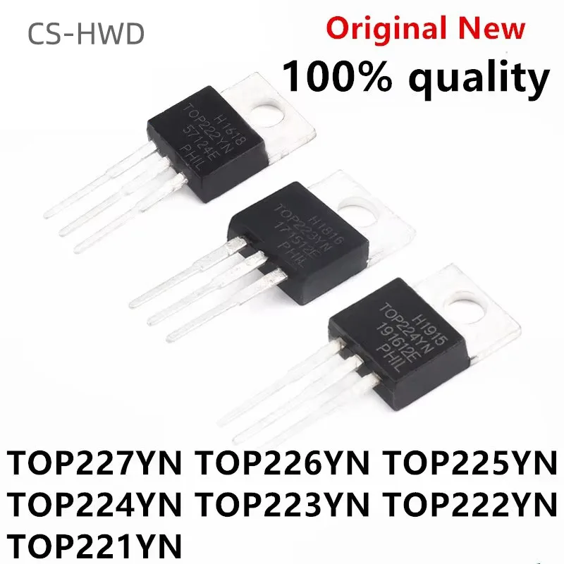 5pcs TOP227YN TO220 TOP227Y TO-220 TOP227 TOP226YN TOP226 TOP225YN TOP225 TOP224YN TOP224 TOP223YN TOP223 TOP222YN TOP221YN