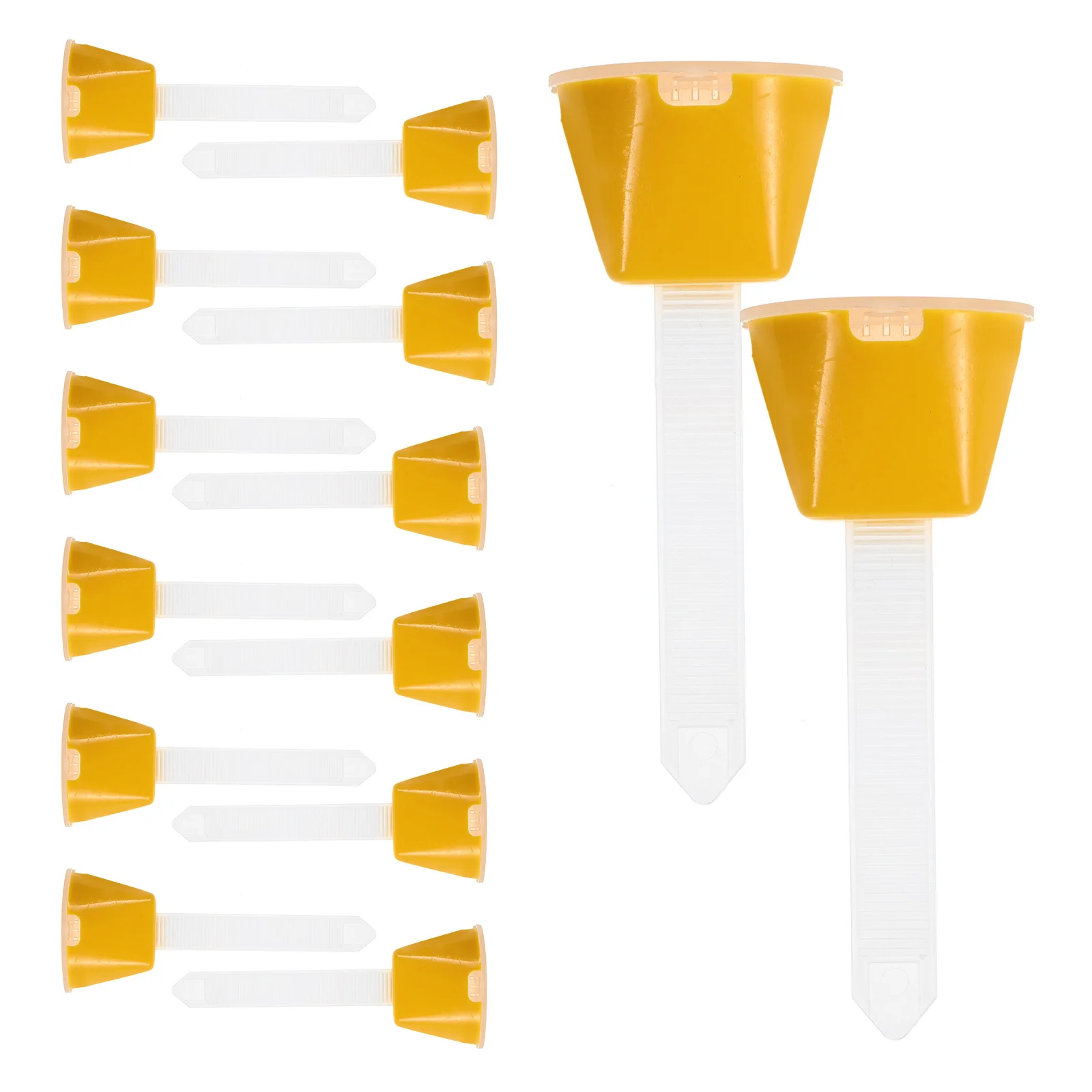 

100Pcs Ceramic Tile Spacers Leveling System Sturdy PP Material Wall Floor Fixing Joints Efficiency Tile Leveling System