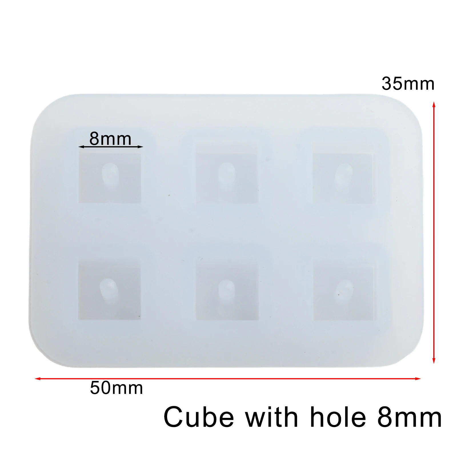 Silicone For Cube Round Beads For DIY Epoxy Resin Jewelry Crafting Designed For Earring And Bracelet Handmade Creations