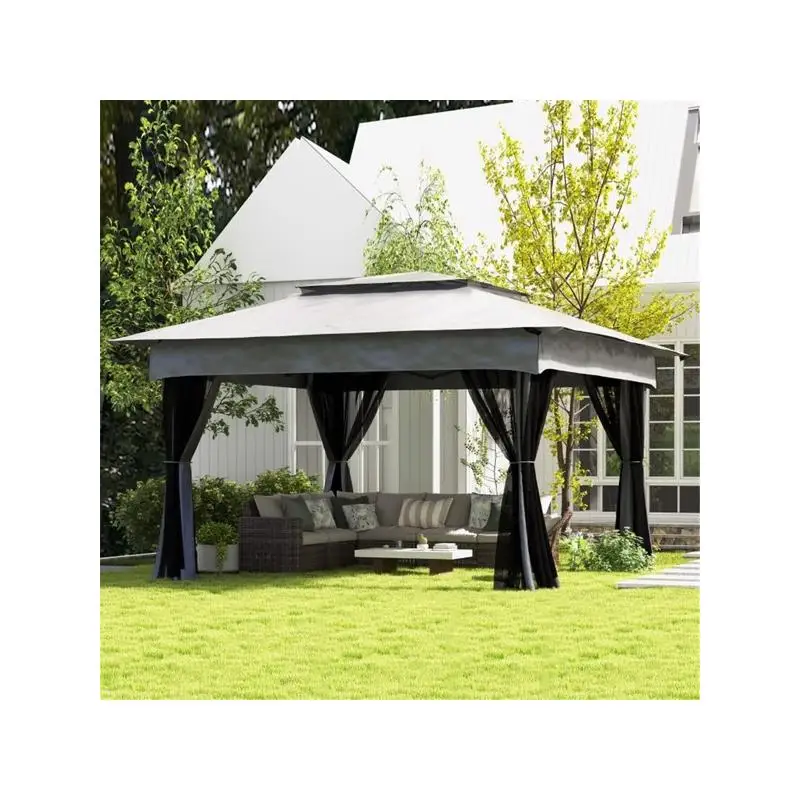 

Уличная всплывающая палатка с навесом — портативная и простая установка для мероприятий и вечеринок