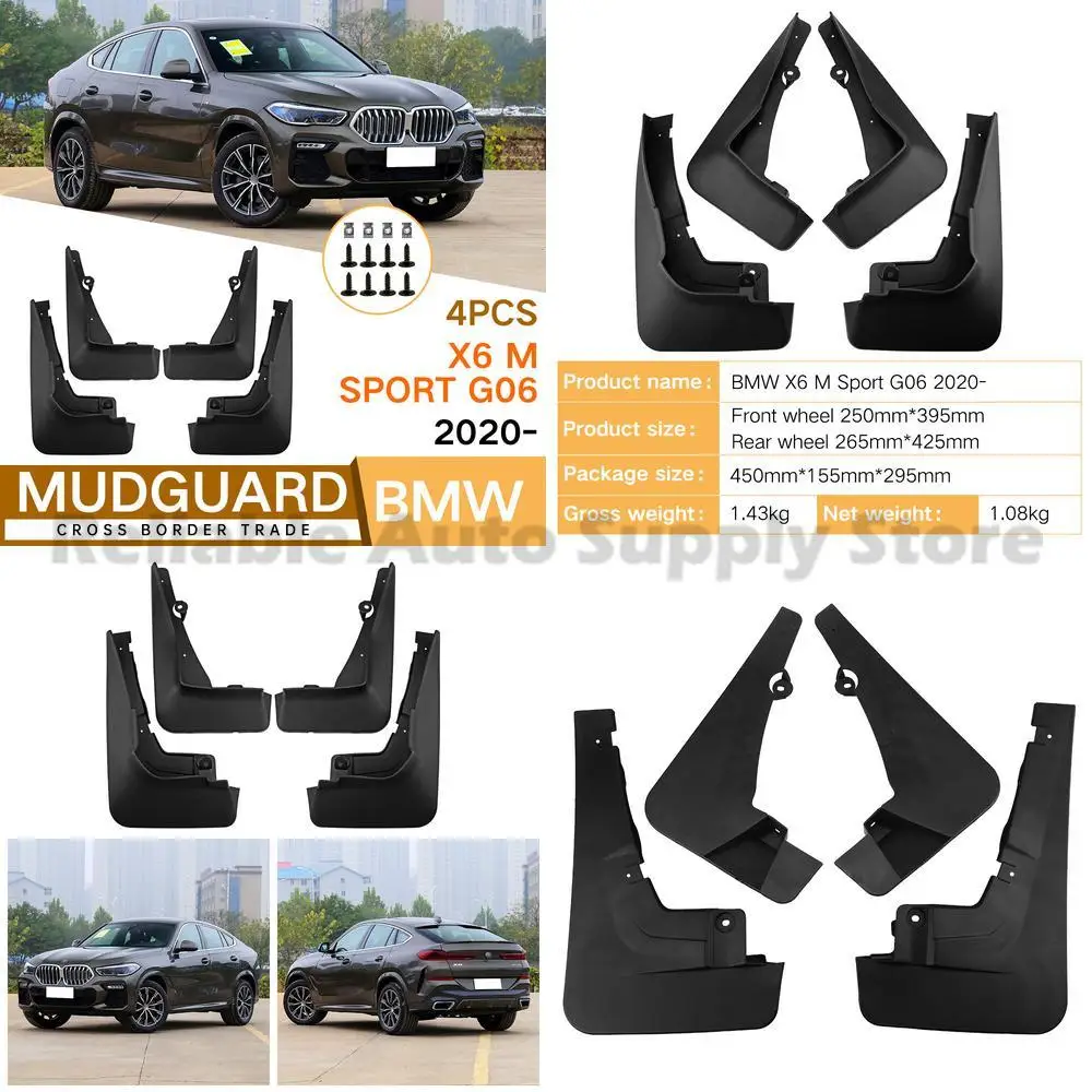 

For BMW X6 M Sport G06 2020-2024 Mudguard Trim Cover Auto Accessories Wholesale Direct from Factory Premium Quality Durable Desi