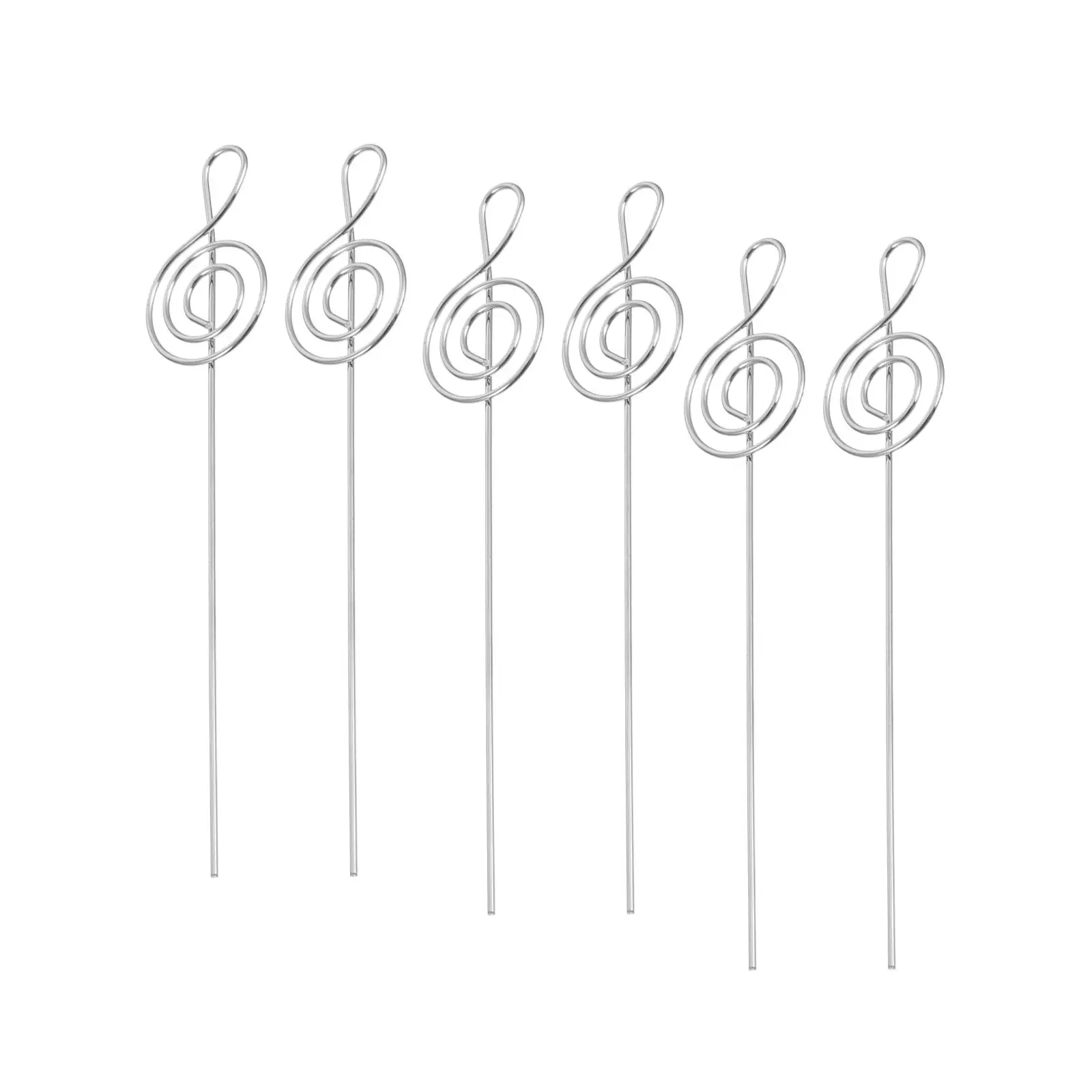 

30 Pcs Steel Wire Clips for Photo Memo Place Card Holder Table Number Frames Easy Use Long Place Card Holder Life