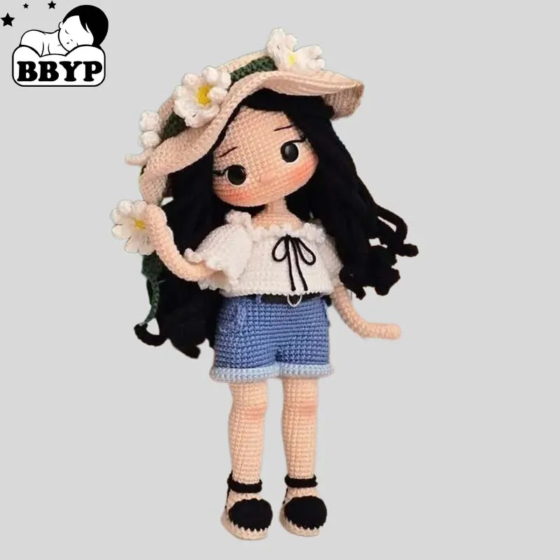 

Handmade Knitting Doll Ada Doll Crochet Dolls For Home Accessories Craft Gift Ornaments Amigurumi Finished Dolls