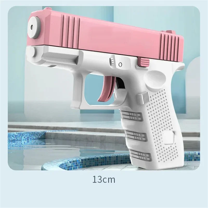 2pcs/set Water Gun Pistol Shooting Toy Desert Eagle Automatic Summer Shoot Beach Outdoor Fun Toy For Children Boys Kids Gifts