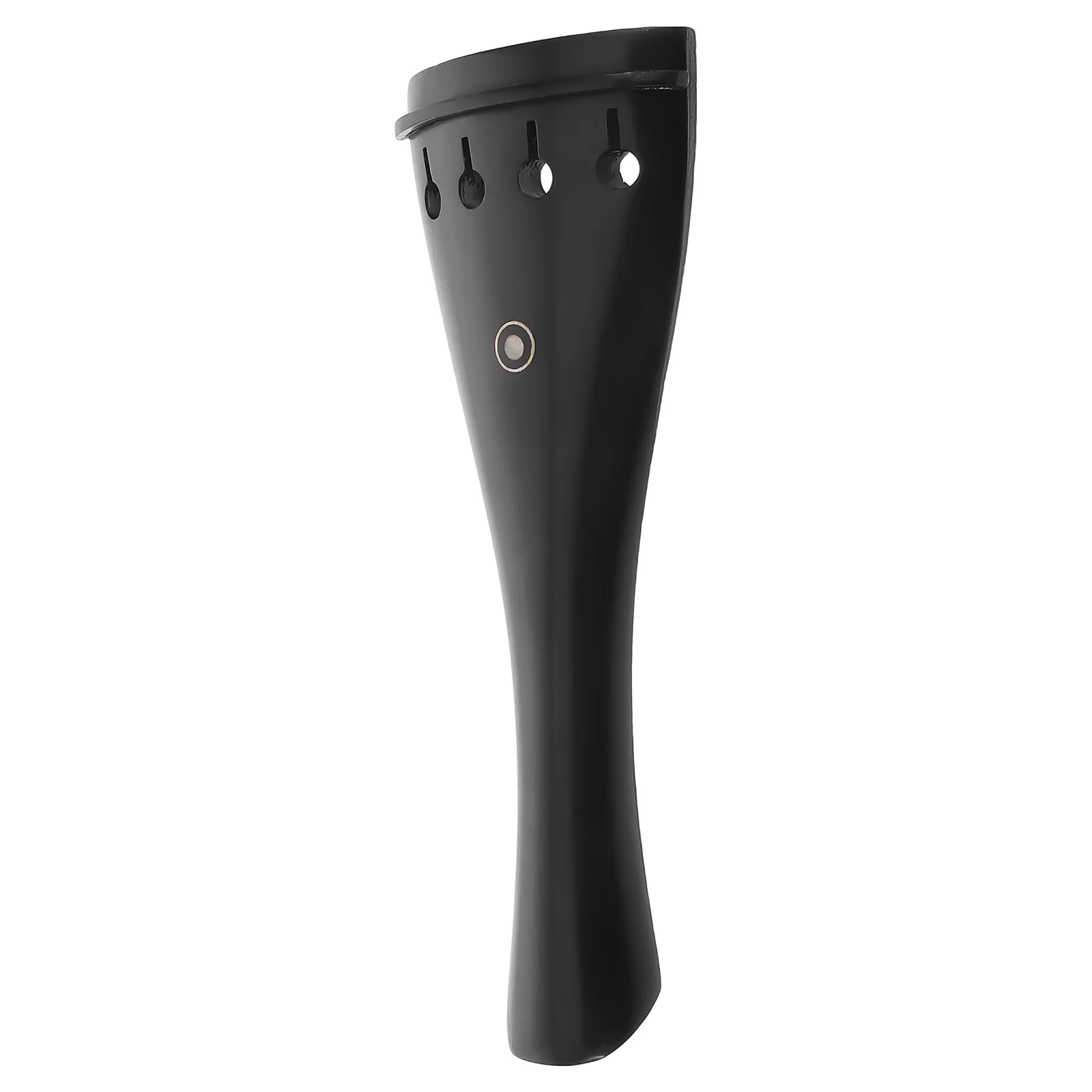 

Violin Tailpiece Steel Tuner Rope Instrument Parts Cello Black Beginner for Adults Ebony Accessories