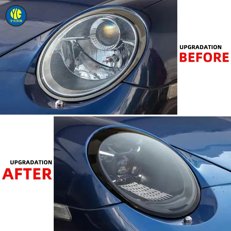 2023 Matrix Plug and Play LED Headlights, High Quality Lens, Waterproof Front Lamp 2005-2012