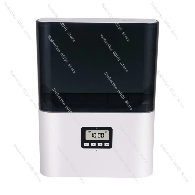 Smart Pet Cage Automatic Feeder Timed Portion Control Hanging Crate Food Dispenser Precise Quantitative Feeding for Cats Kittens