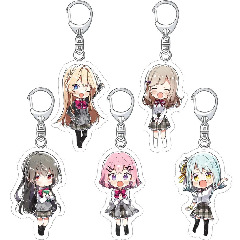 55MM Anime Ich kann unmöglich dein Liebhaber sein! Auf keinen Fall! Figur Renako Amaori Mai Ouduka Ajisai Sena Acryl-Schlüsselanhänger Kawaii ‌   Geschenke