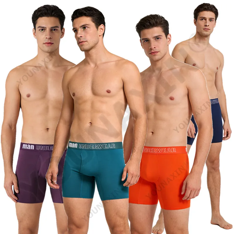 

4 PCS Big Size Men Boxers Briefs Panties Knickers Large Boy Undies Crotch Opening Sport Underwear M L XL 2XL 3XL 4XL 5XL 6XL 7XL