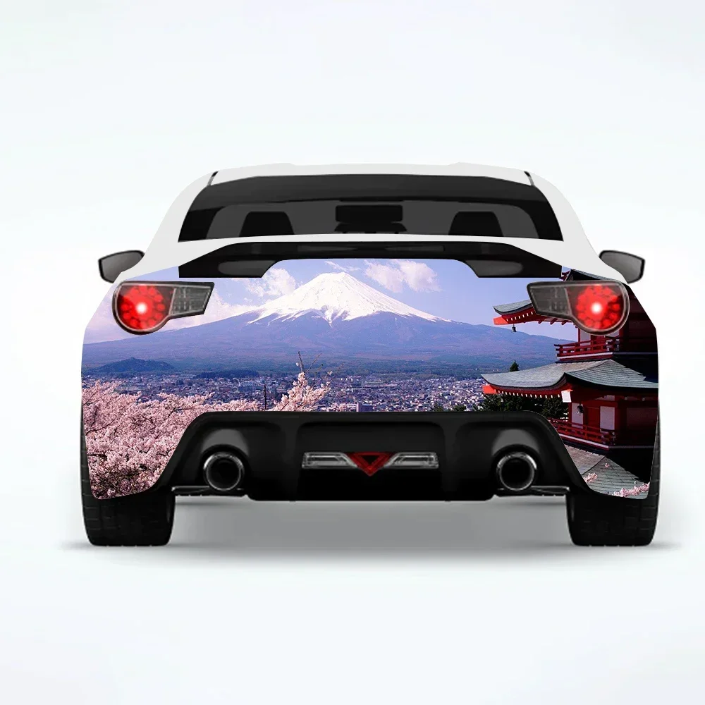 

Fuji Mountain Car Rear Wrap Car-Stickers Car-Decal Creative Sticker Car-Body Appearance Modification Decorative Stickers