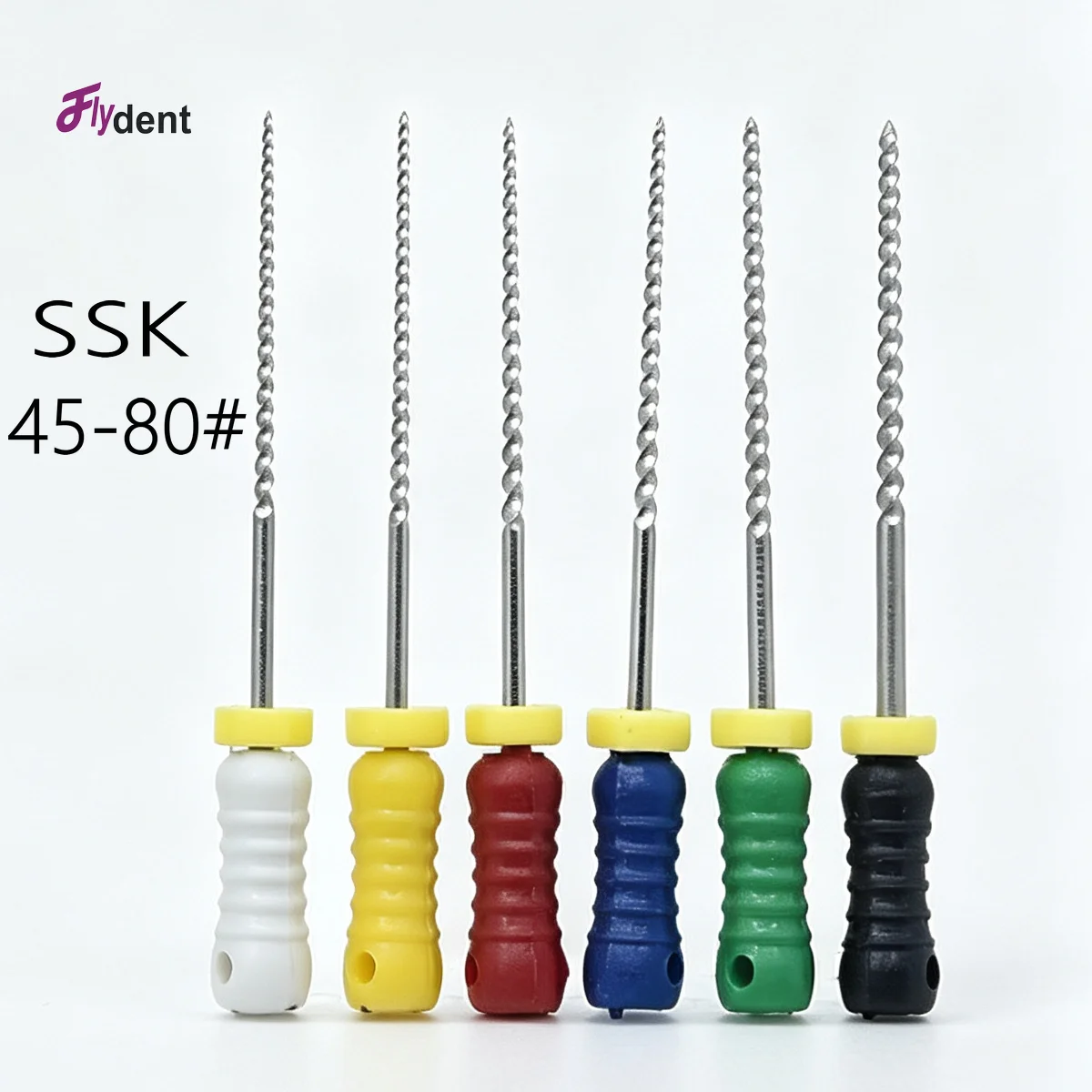 

Dental K Files 45-80# Root Canal Cleaning K Files Stainless Steel Hand Root Cleaning Dentistry