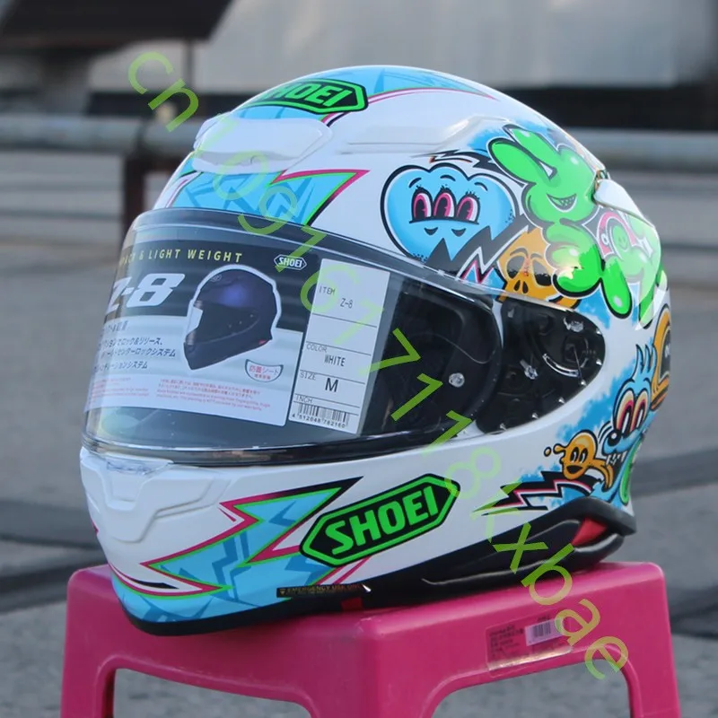 

SHOEI Z8 RF-1400 NXR 2 PROLOGUE Mural TC-10 Full Face Helmet,For Road Motorcycle and Racing Protection Helmet,Capacete