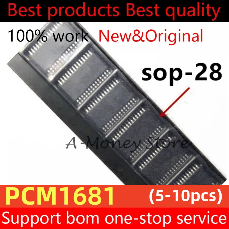 

(5-10pcs)PCM1681PWPR PCM1681 sop-28