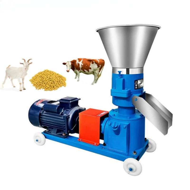 Feed pellet machine, corn bran rice husk feed pellet machine