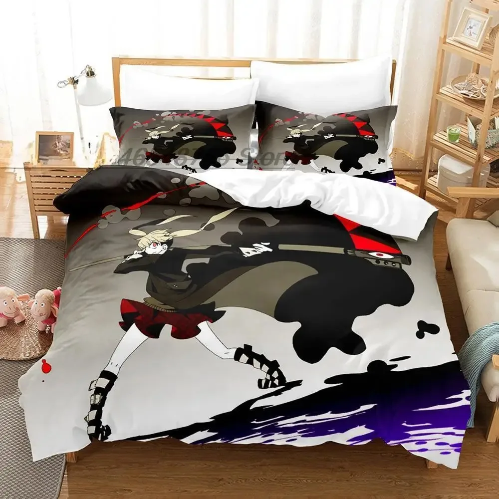 3d Print Anime Soul Eater Bedding Set Single Twin Full Queen King Size Bed Set Adult Kid Bedroom Duvet cover Sets Home Textiles