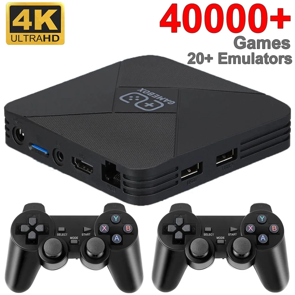 

G5 Game Box 4K Dual-System Retro Video Game Console Built-in 40000+ Games 128G TV Box for NDS/PS1/PSP with Gamepad Kid Gift