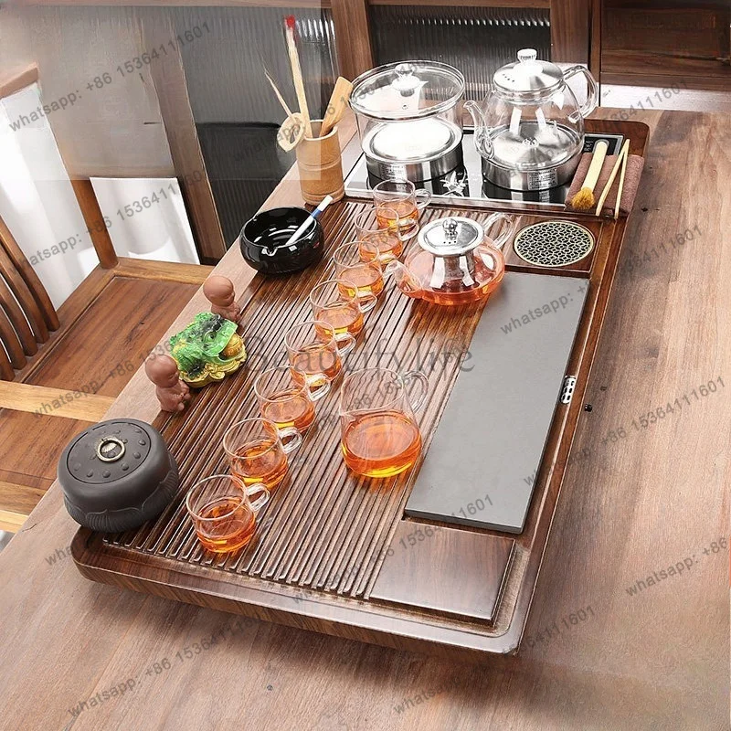 Best Sellers Accessories Ceramic Tea Tray Decorative Serving Vintage Rectangle Tea Tray Hospitality Drainage Bandeja Madera Home