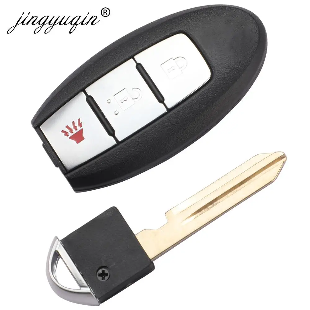 Pilot z kluczykiem samochodowym Smart jingyuqin S180144105 dla Nissan X-trail Rogue 2014 2015 2016 2017 2018 KR5S180144106 433.92MHz 4A Chip