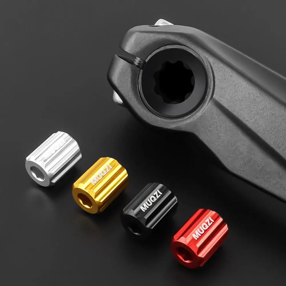 Aluminum Alloy Crank Arm Dust Cap Remover Black Red Silver Gold Lightweight Bike Hollow Crankset Bolt Removing Installation Tool