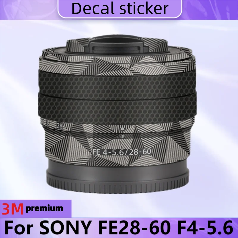 

For SONY FE28-60 F4-5.6 Lens Body Sticker Protective Skin Decal Vinyl Wrap Film Anti-Scratch Protector Coat